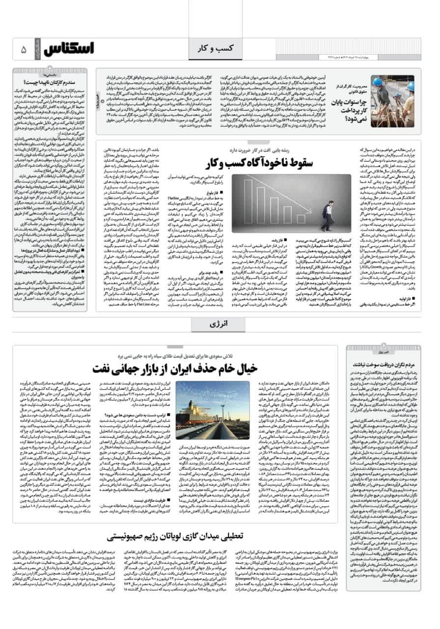 شماره 2137 ص5 1404/03/28