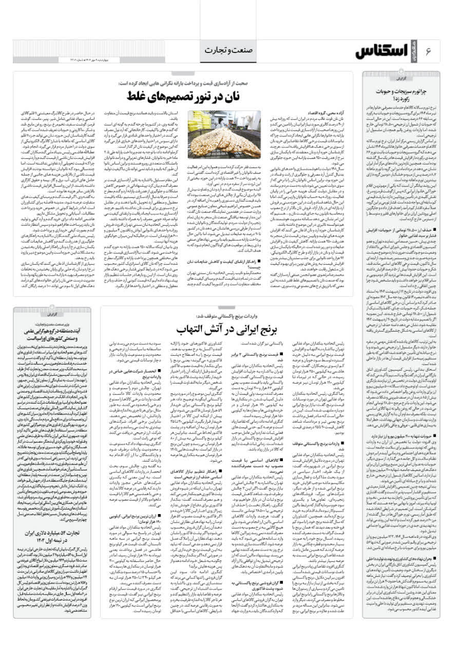 شماره 2206 ص6 1404/07/09