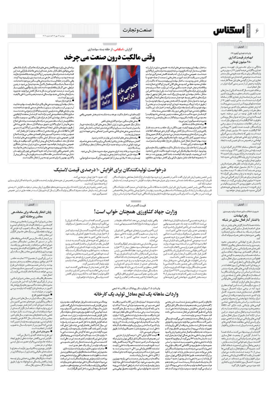 شماره 2209 ص6 1404/07/14