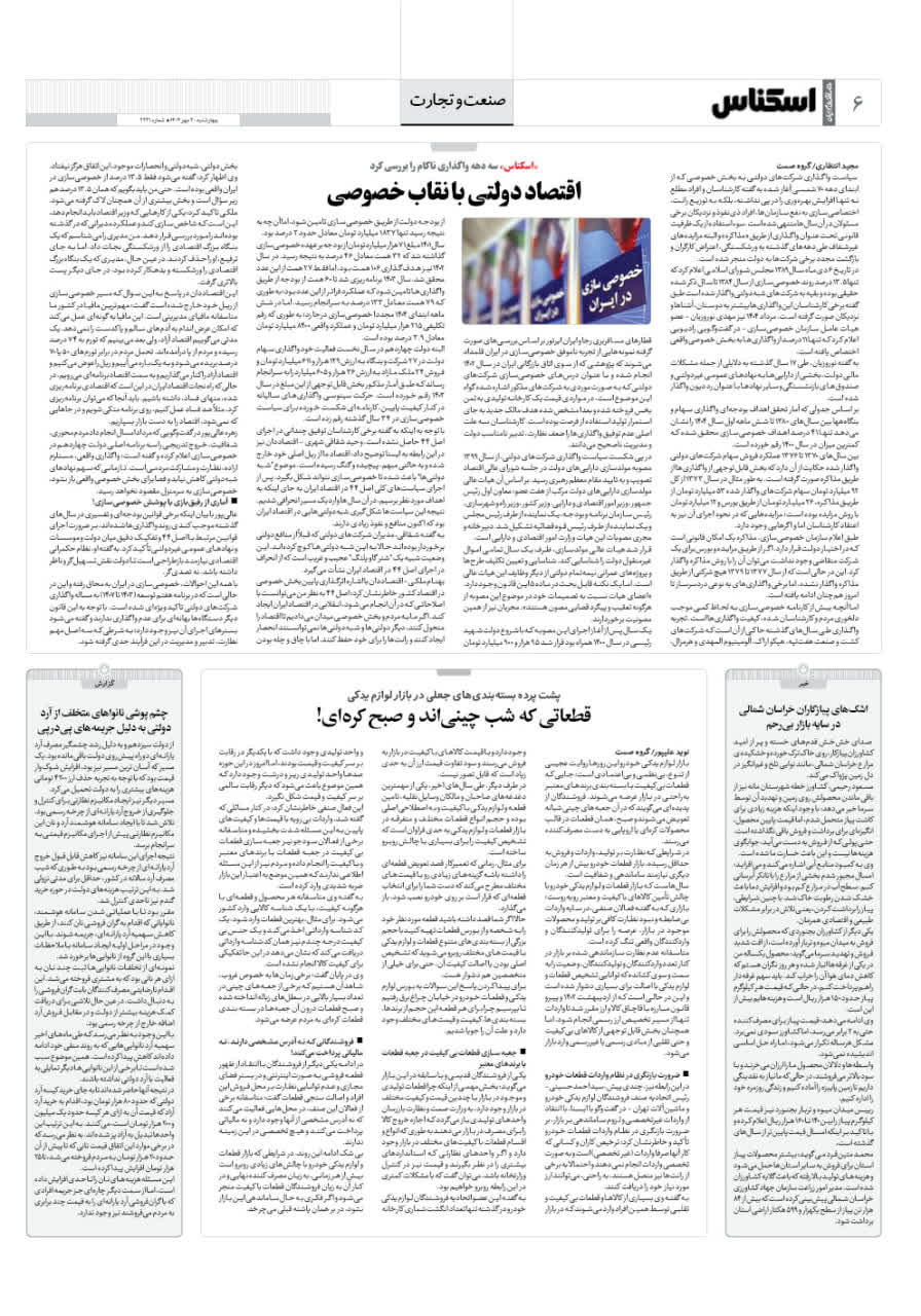 شماره 2221 ص6 1404/07/30