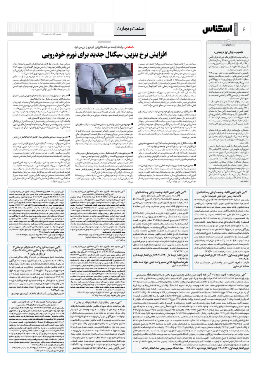 شماره 2247 ص6 1404/09/09