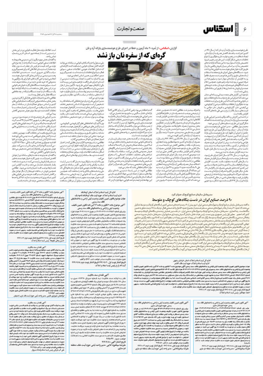 شماره 2254 ص6 1404/09/18