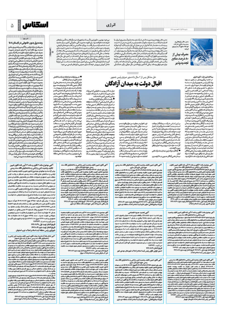 شماره 2261 ص5 1404/09/29