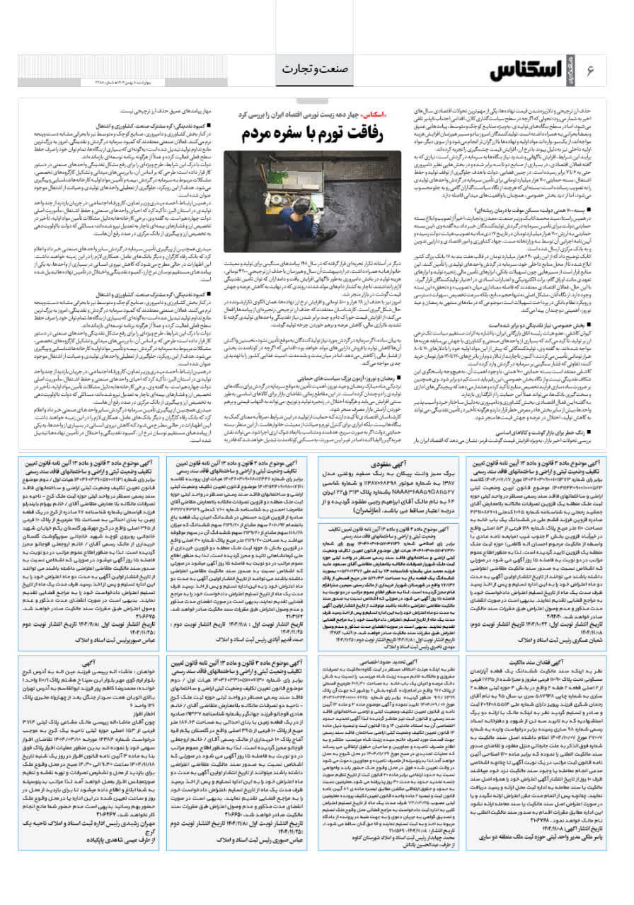 شماره 2287 ص6 1404/11/08